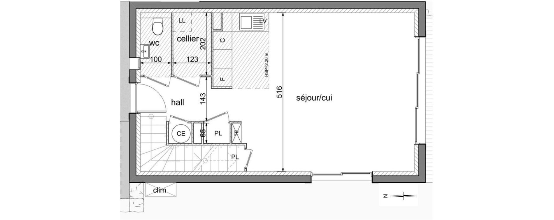 Appartement T4 de 77,79 m2 &agrave; Gassin Centre