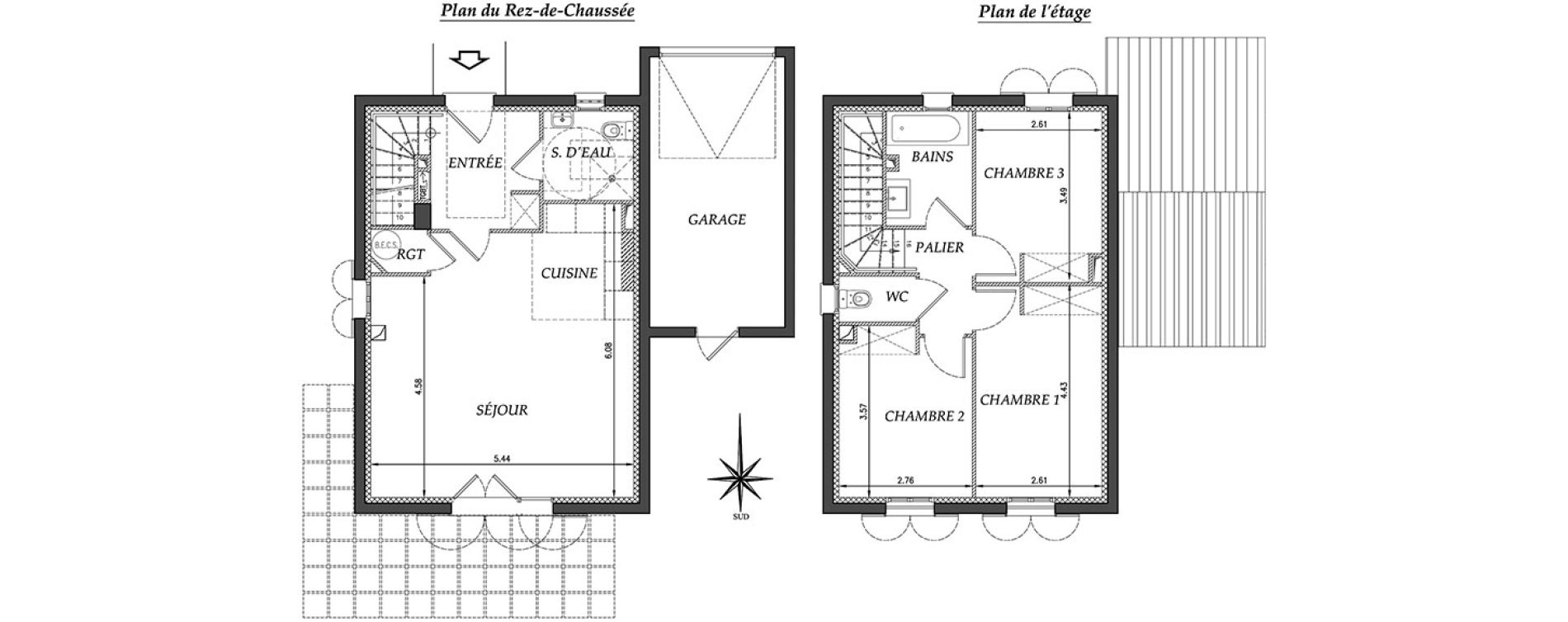 Villa T4 de 77,70 m2 &agrave; Grimaud Saint-pierre