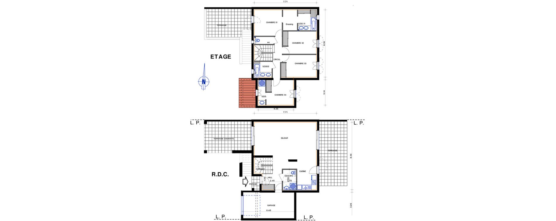 Villa T5 de 132,10 m2 &agrave; Grimaud Domaine de la colline