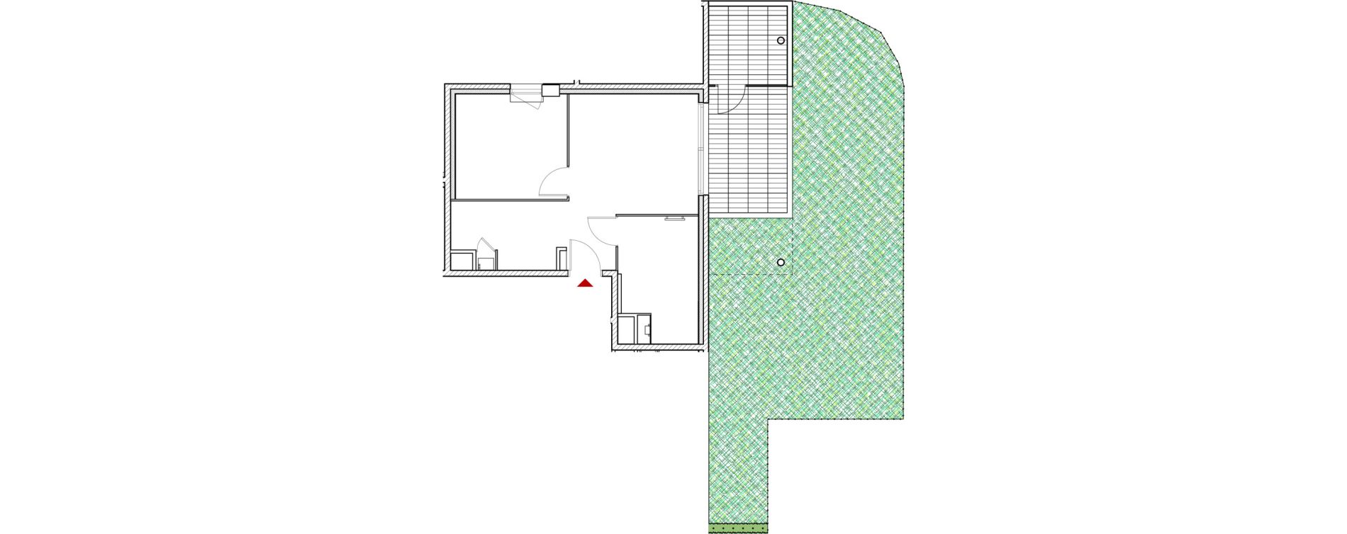 Appartement T2 de 43,16 m2 &agrave; Hy&egrave;res Centre