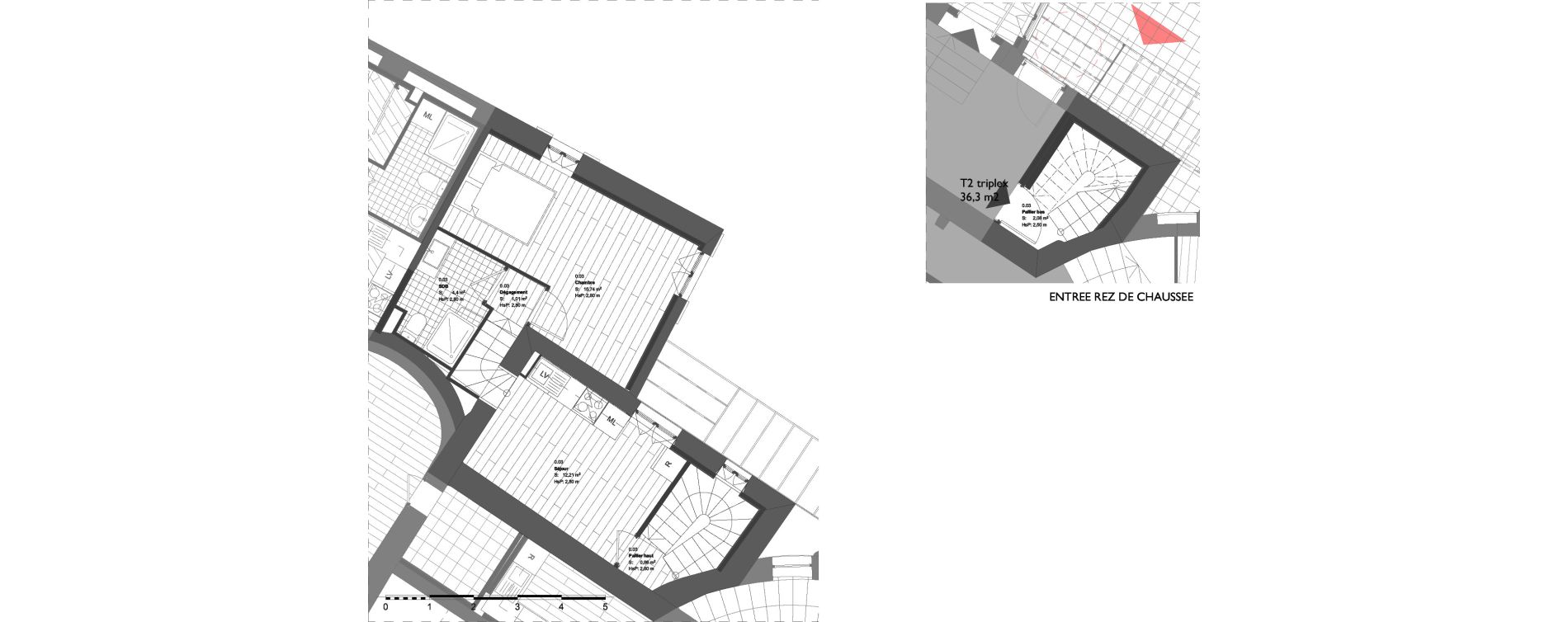 Appartement T2 de 36,30 m2 &agrave; La Londe-Les-Maures Centre
