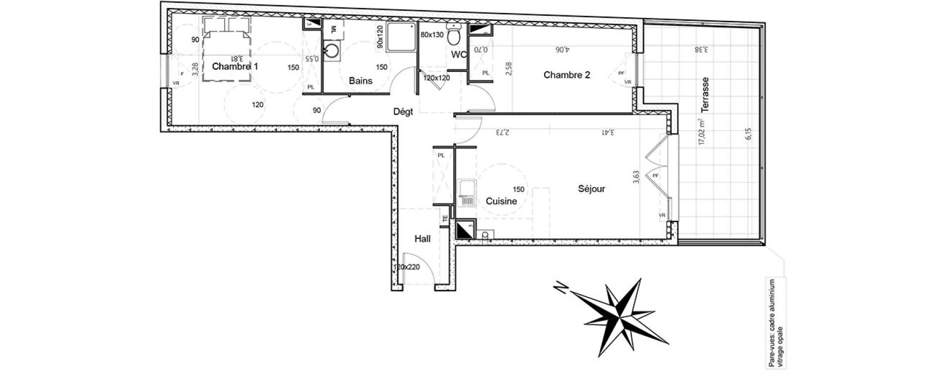 Appartement T3 de 67,01 m2 &agrave; La Seyne-Sur-Mer Centre