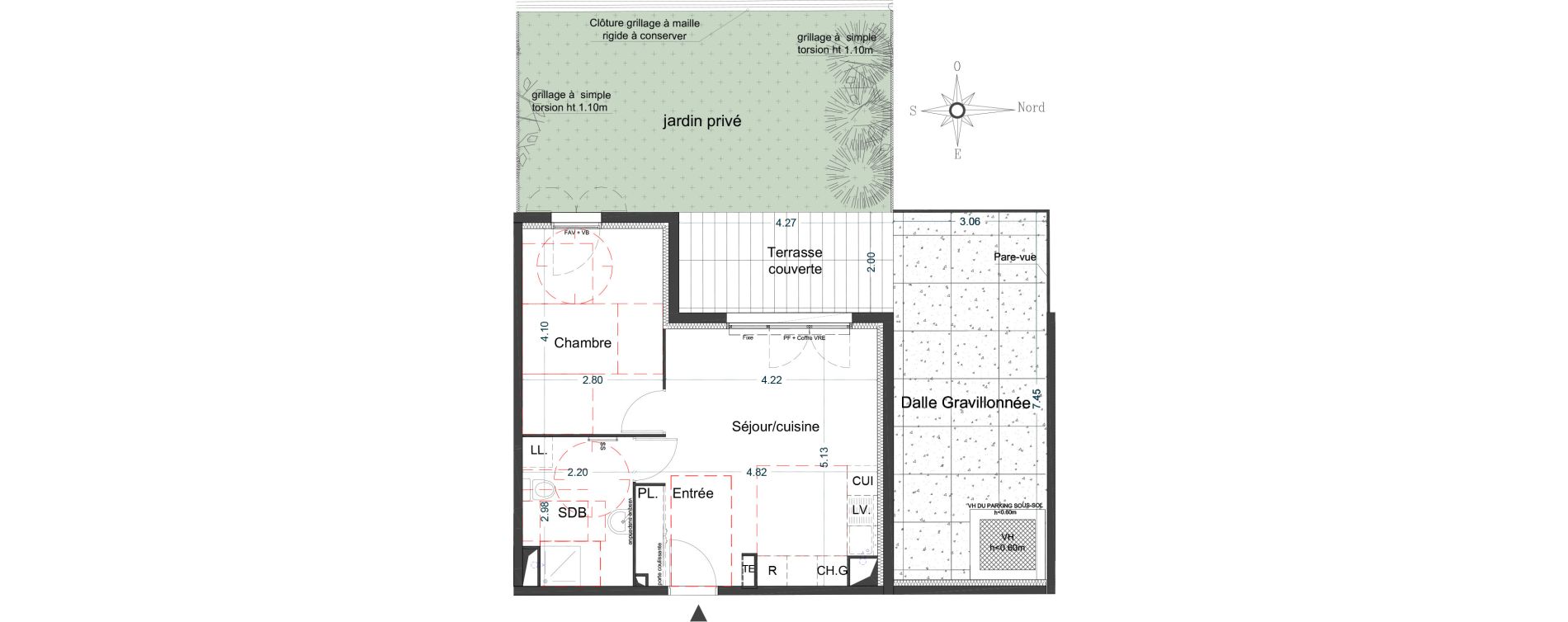 Appartement T2 de 40,58 m2 &agrave; La Seyne-Sur-Mer Centre