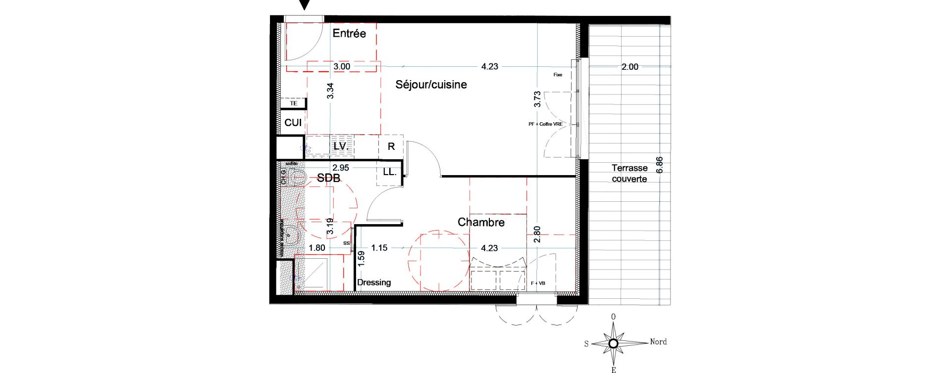 Appartement T2 de 46,20 m2 &agrave; La Seyne-Sur-Mer Centre