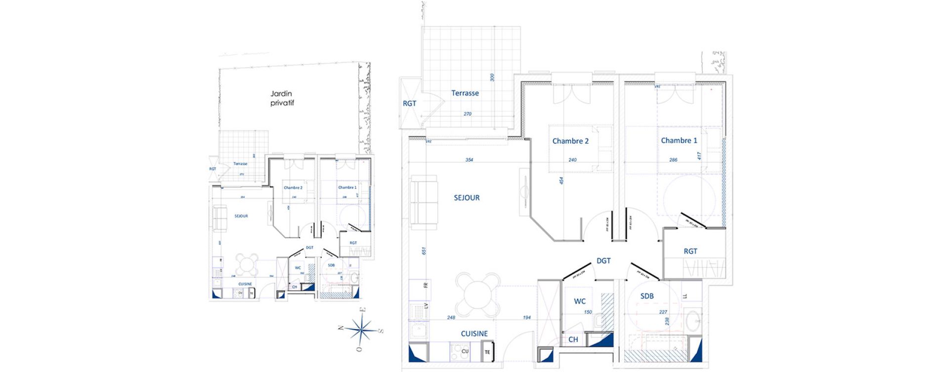 Appartement T3 de 62,45 m2 &agrave; Ollioules Centre