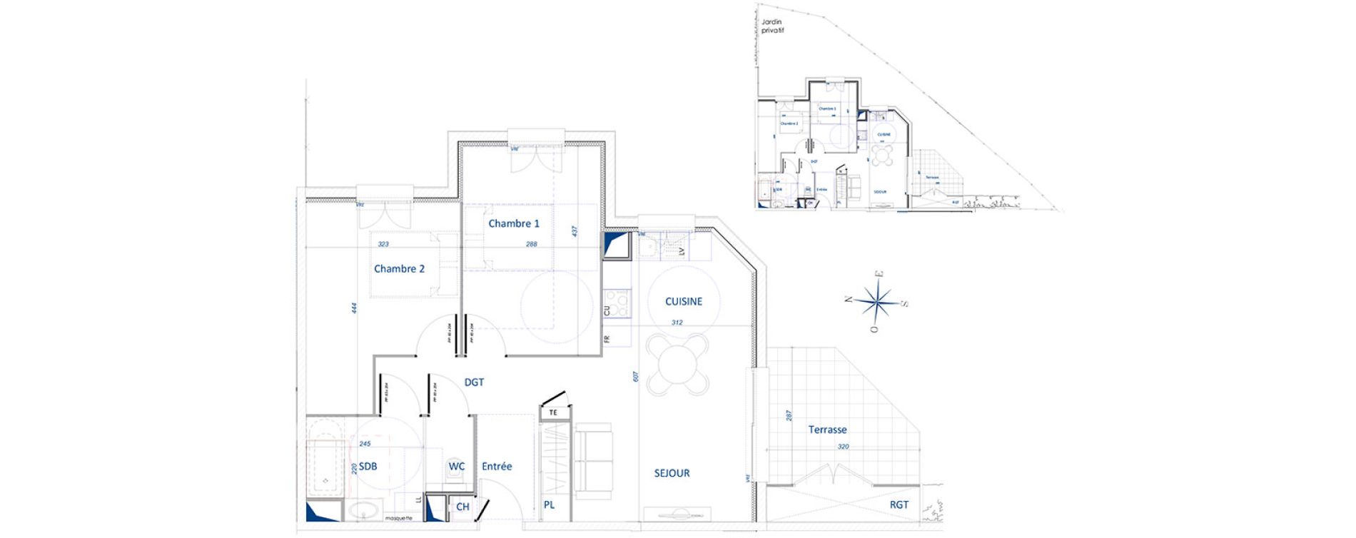 Appartement T3 de 61,25 m2 &agrave; Ollioules Centre