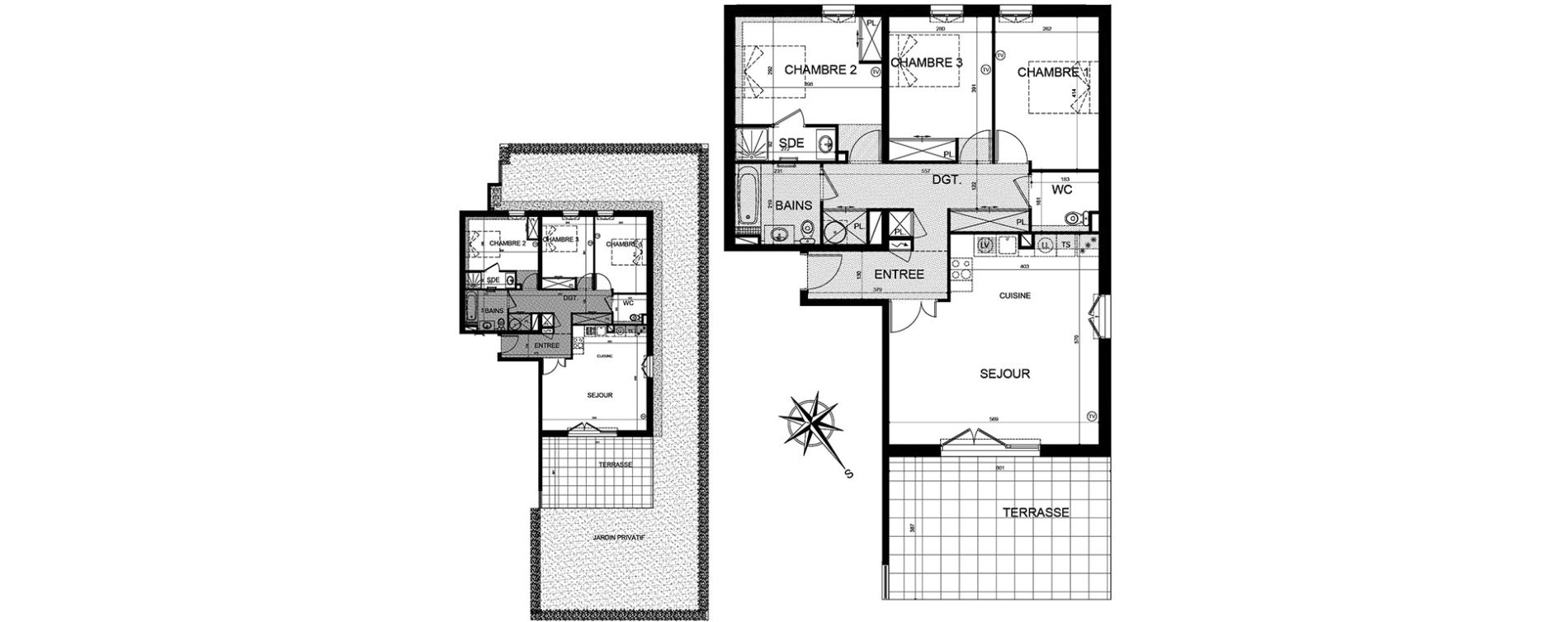 Appartement T4 de 90,12 m2 &agrave; Puget-Sur-Argens Centre