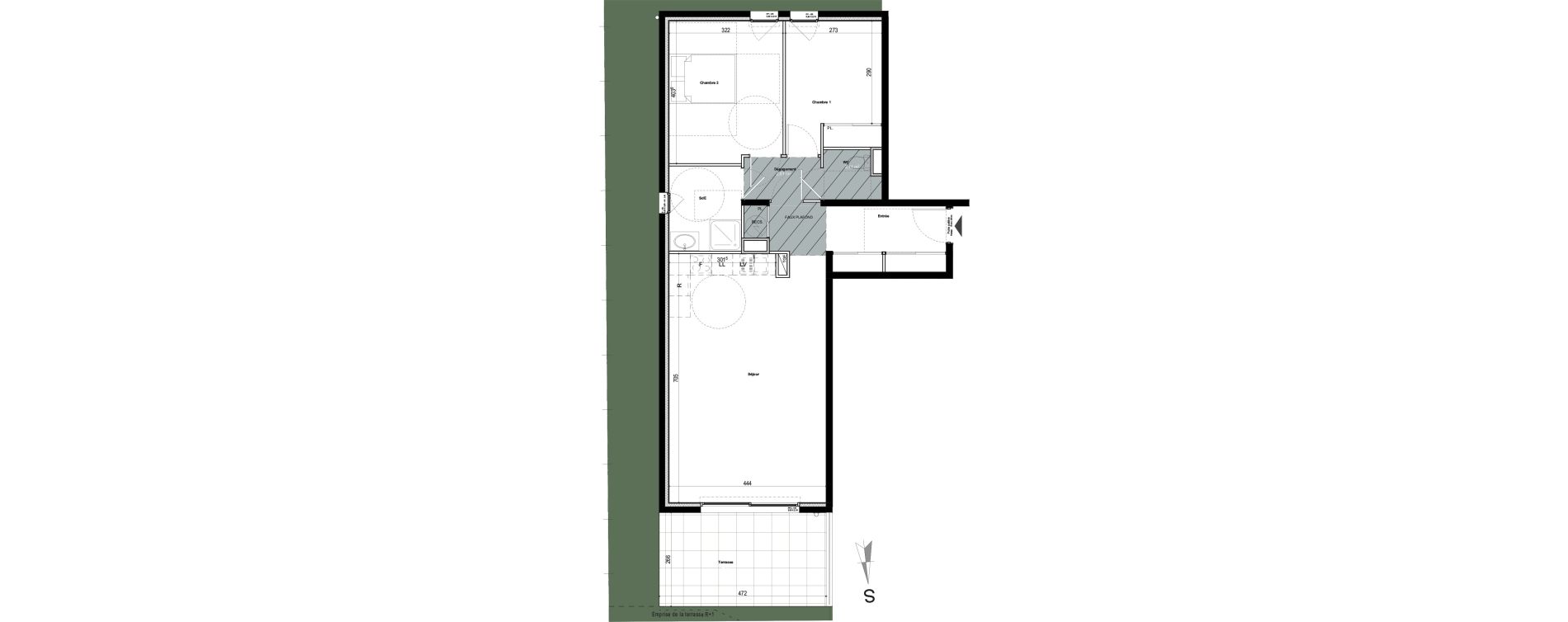 Appartement T3 de 74,52 m2 &agrave; Puget-Sur-Argens Centre