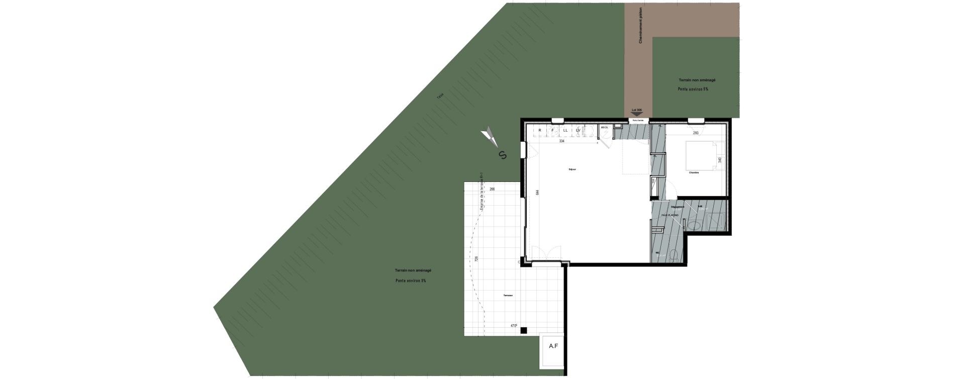 Appartement T2 de 57,92 m2 &agrave; Puget-Sur-Argens Centre