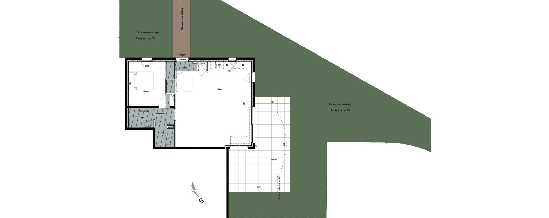 Appartement T2 de 57,92 m2 &agrave; Puget-Sur-Argens Centre