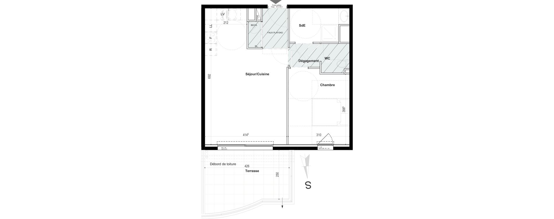 Appartement T2 de 49,84 m2 &agrave; Puget-Sur-Argens Centre