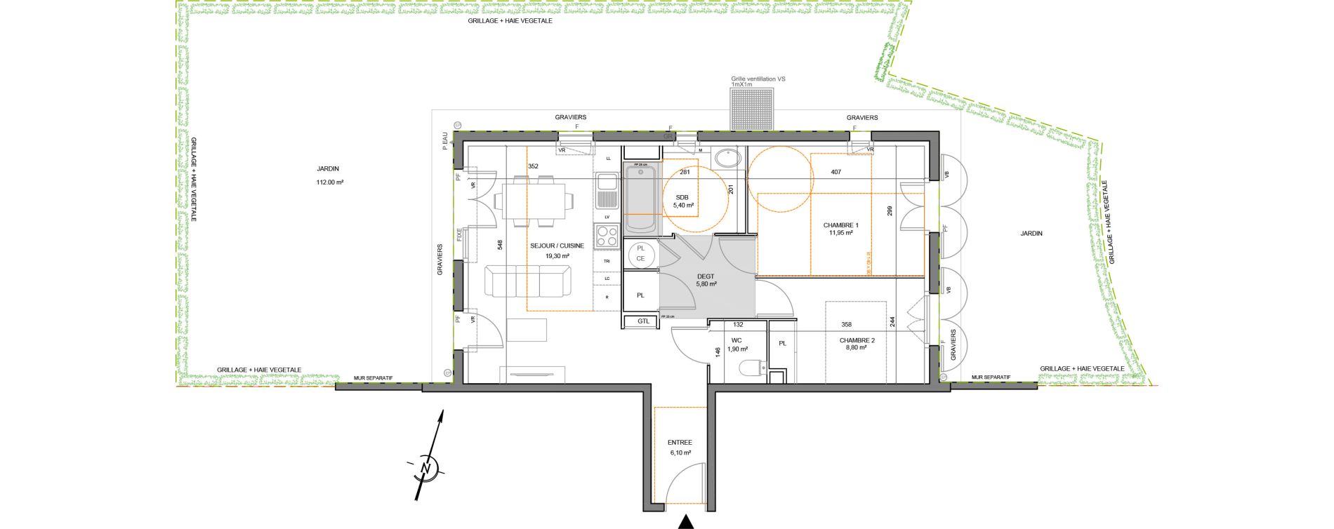 Appartement T3 de 59,25 m2 &agrave; Puget-Sur-Argens Centre