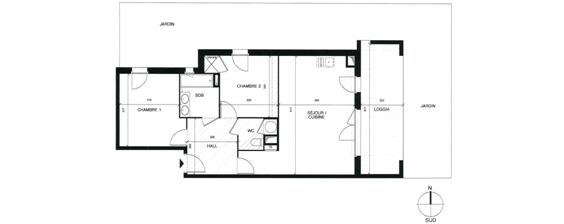 Appartement T3 de 63,60 m2 &agrave; Puget-Sur-Argens Centre