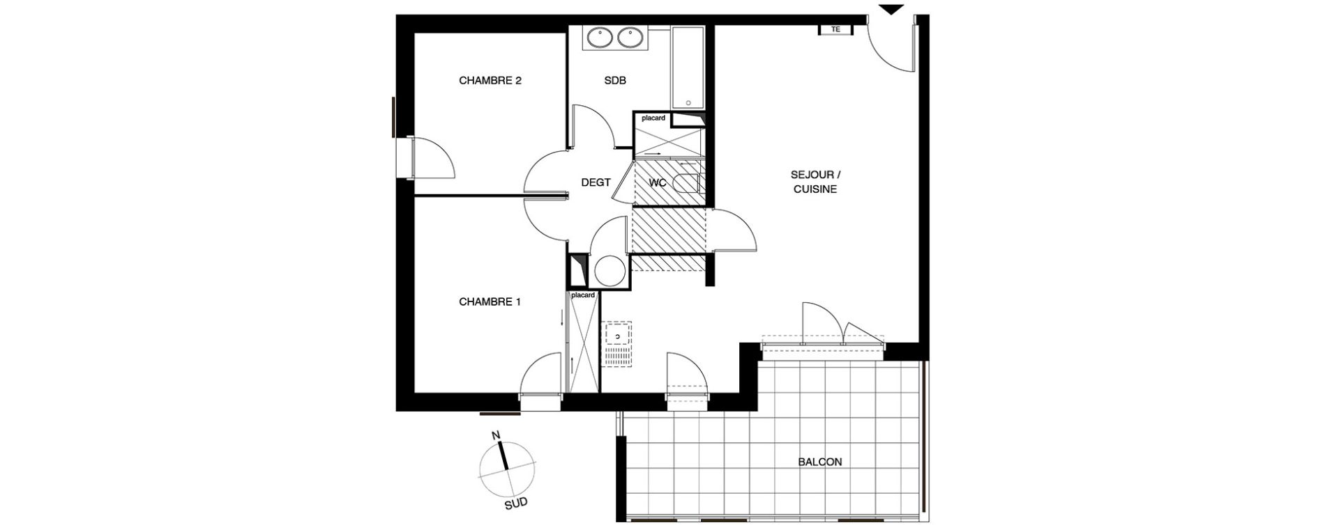 Appartement T3 de 66,75 m2 &agrave; Puget-Sur-Argens Centre
