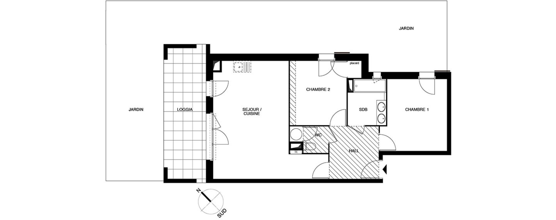 Appartement T3 de 63,30 m2 &agrave; Puget-Sur-Argens Centre