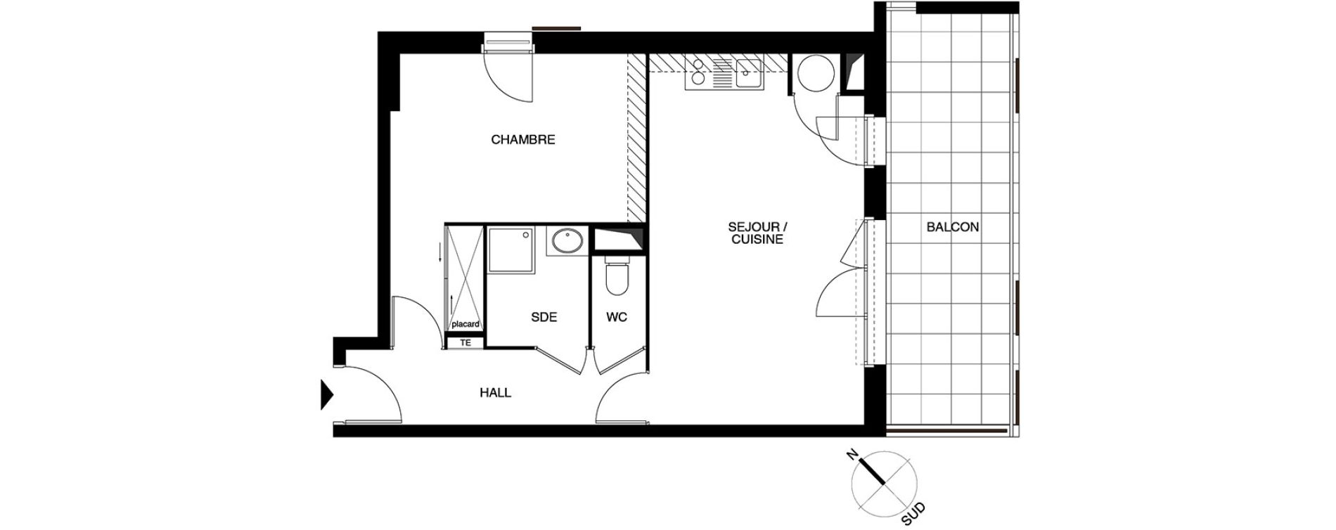 Appartement T2 de 47,25 m2 &agrave; Puget-Sur-Argens Centre