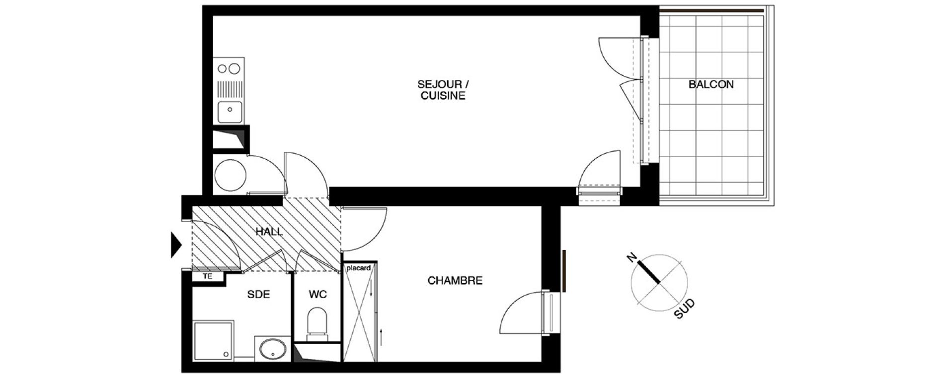 Appartement T2 de 46,25 m2 &agrave; Puget-Sur-Argens Centre