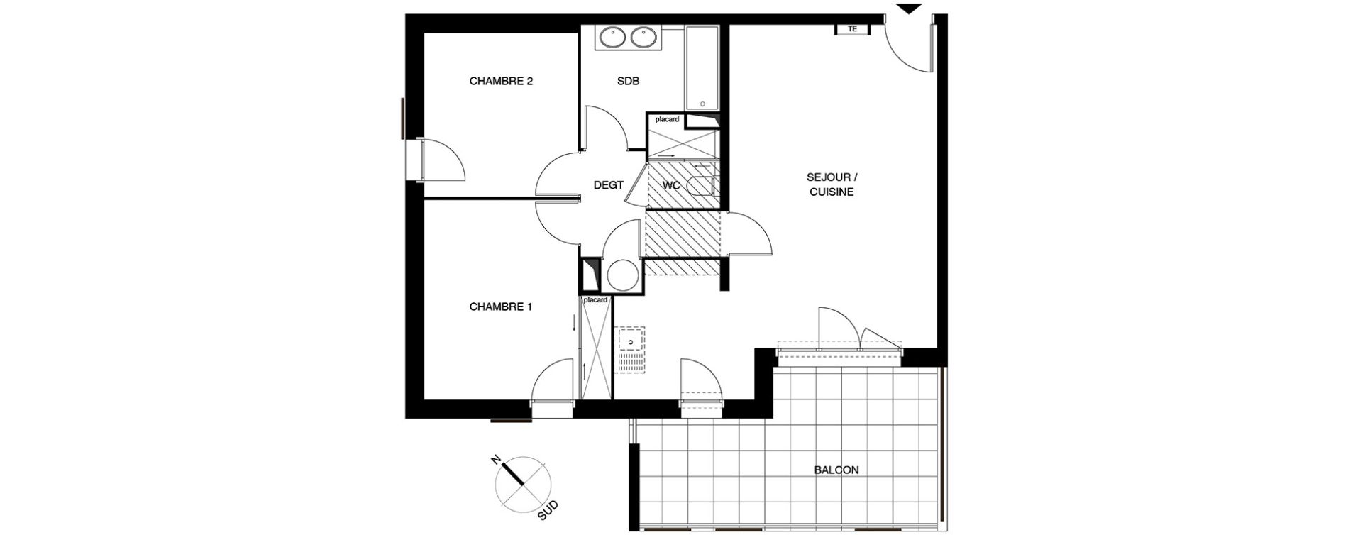 Appartement T3 de 66,75 m2 &agrave; Puget-Sur-Argens Centre