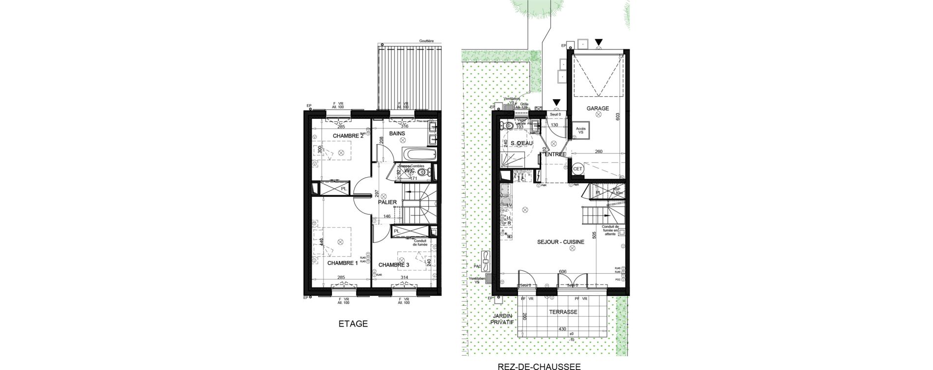 Villa T4 de 81,15 m2 &agrave; Puget-Sur-Argens Centre