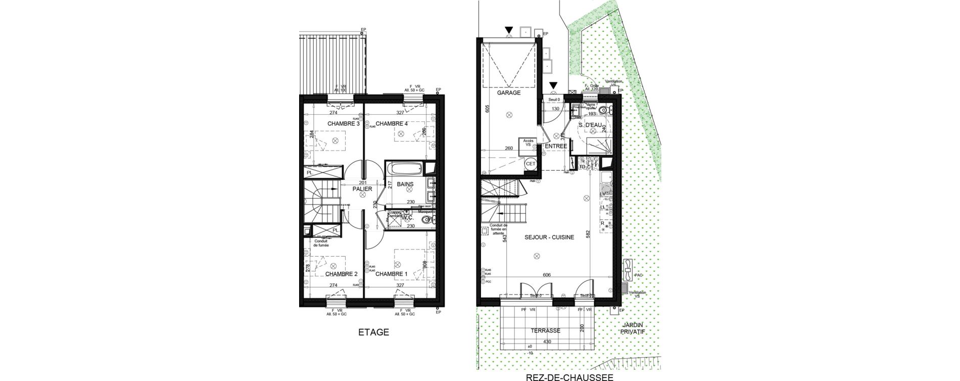 Villa T5 de 89,32 m2 &agrave; Puget-Sur-Argens Centre