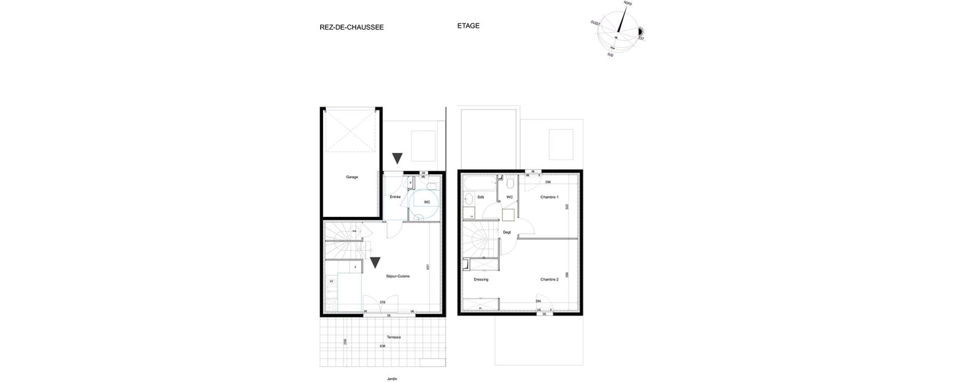 Appartement T3 de 65,42 m2 &agrave; Roquebrune-Sur-Argens Centre