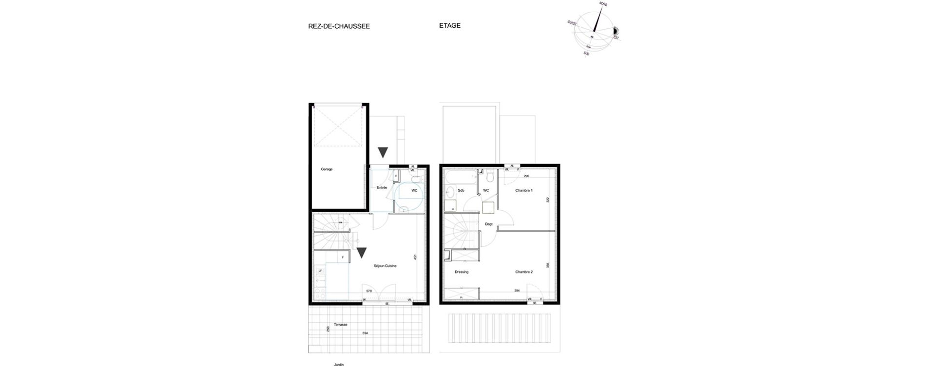 Appartement T3 de 65,37 m2 &agrave; Roquebrune-Sur-Argens Centre