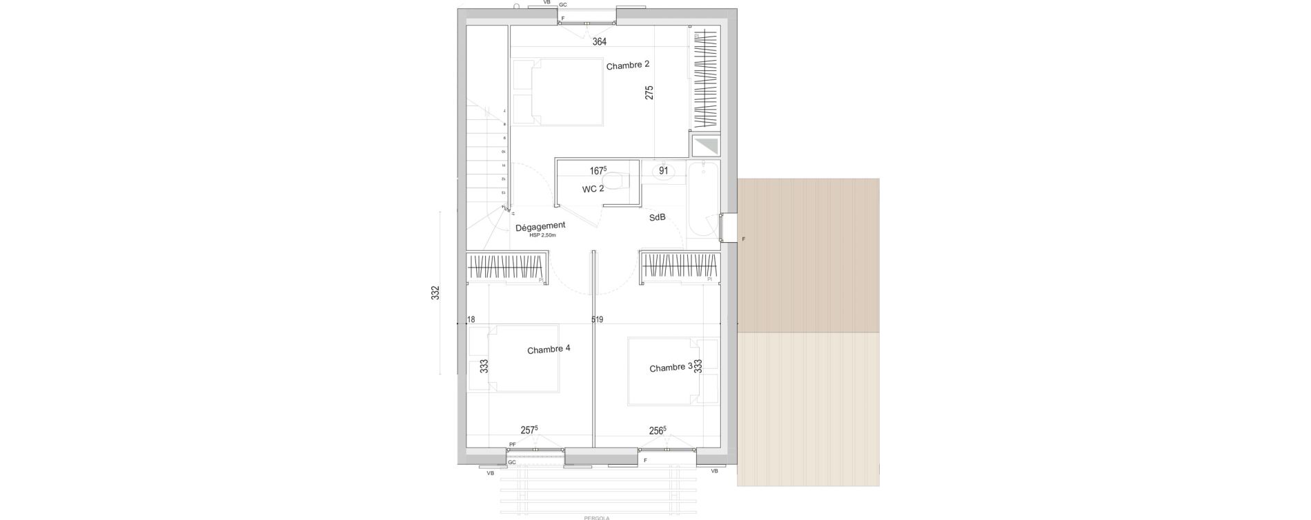 Villa T5 de 92,41 m2 &agrave; Sainte-Maxime Centre