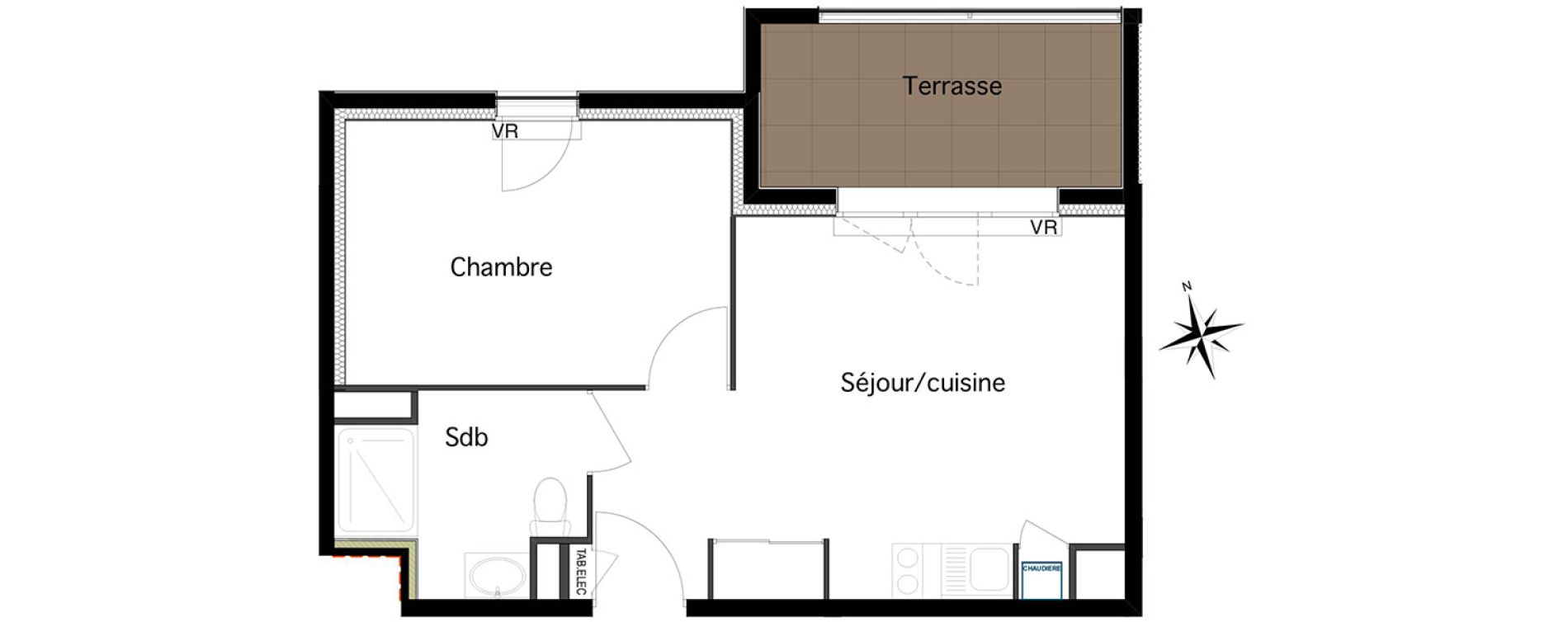 Appartement T2 de 36,90 m2 &agrave; Six-Fours-Les-Plages Centre