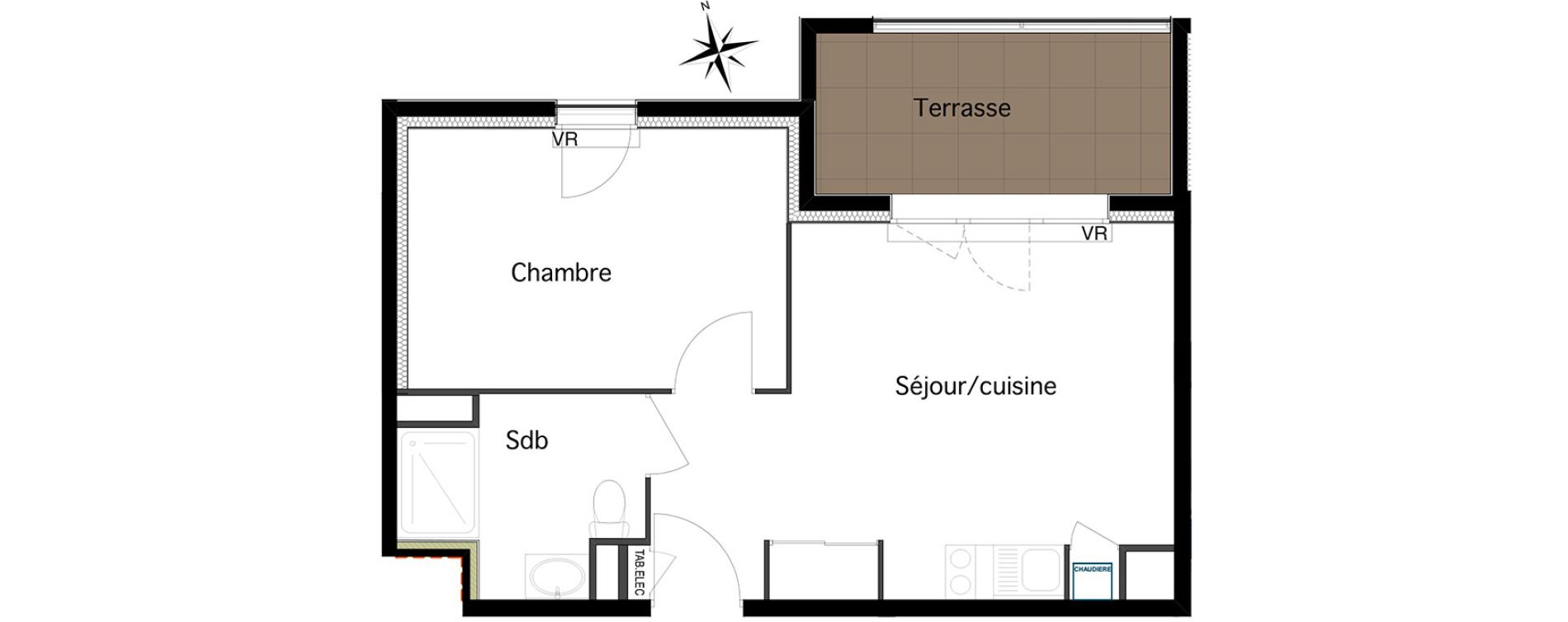 Appartement T2 de 36,86 m2 &agrave; Six-Fours-Les-Plages Centre