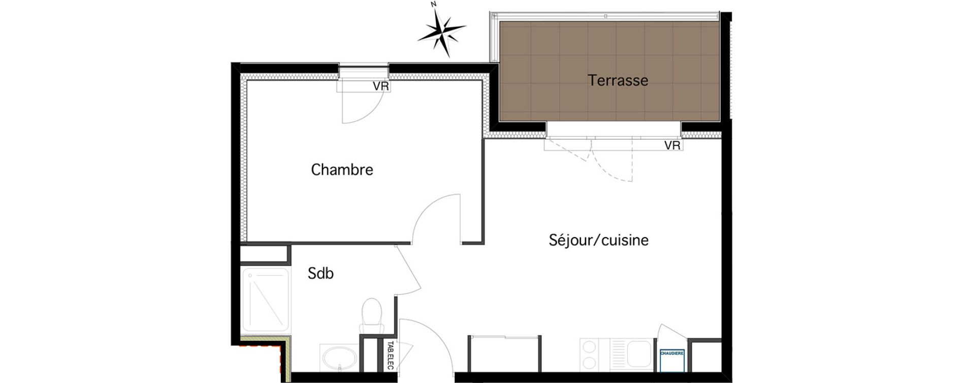 Appartement T2 de 36,86 m2 &agrave; Six-Fours-Les-Plages Centre