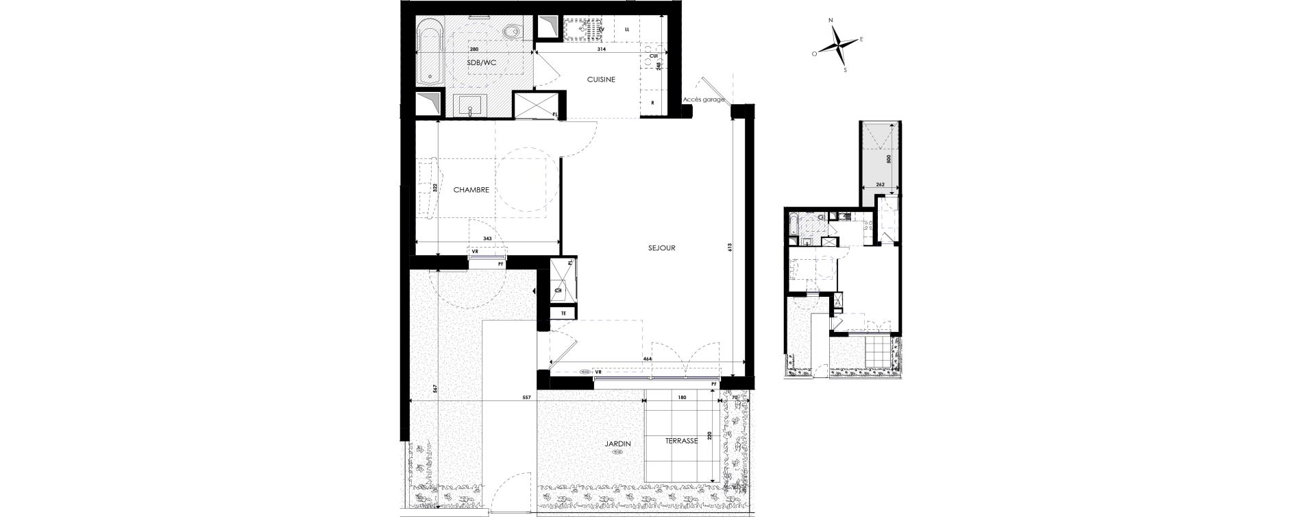 Appartement T2 de 51,70 m2 &agrave; Six-Fours-Les-Plages Les playes