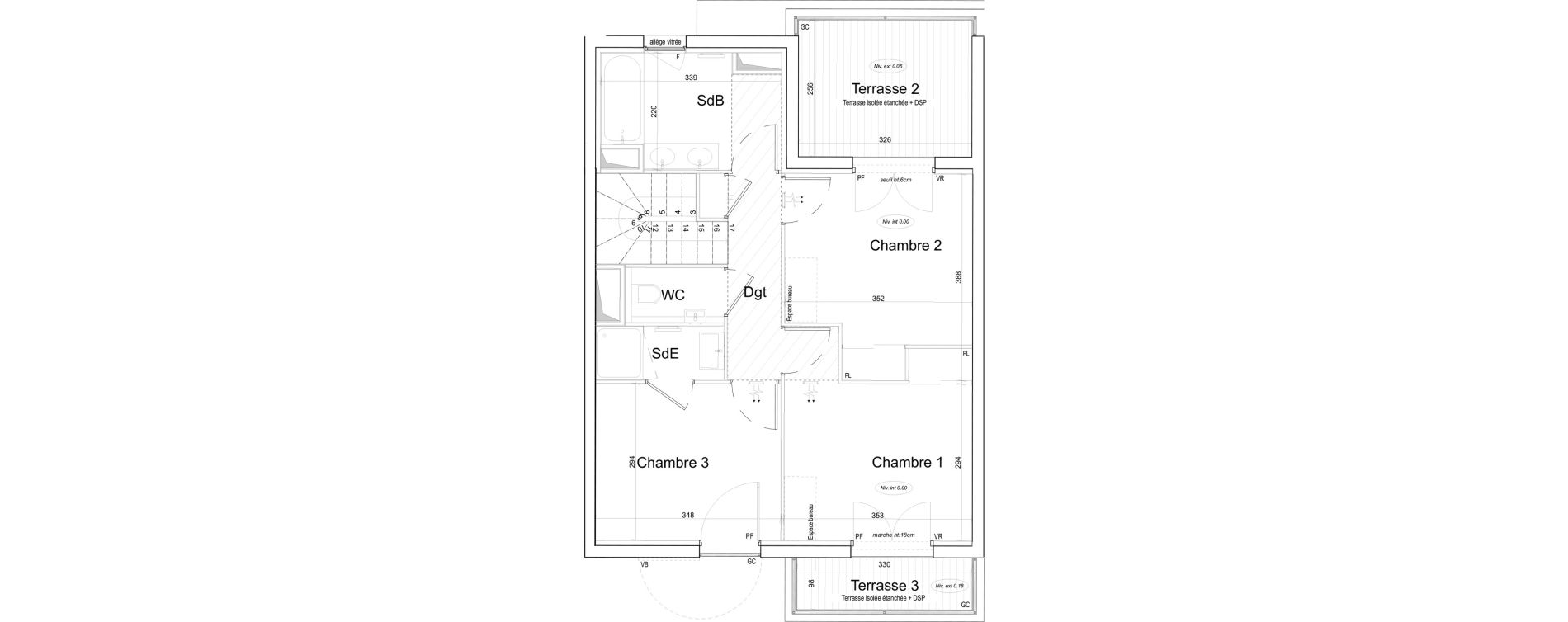 Villa T4 de 91,97 m2 &agrave; Toulon Cap brun