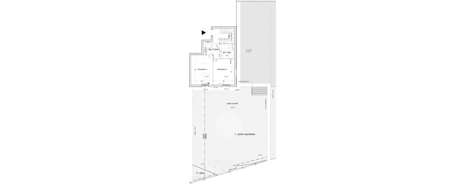 Duplex T4 de 94,76 m2 &agrave; Toulon Cap brun