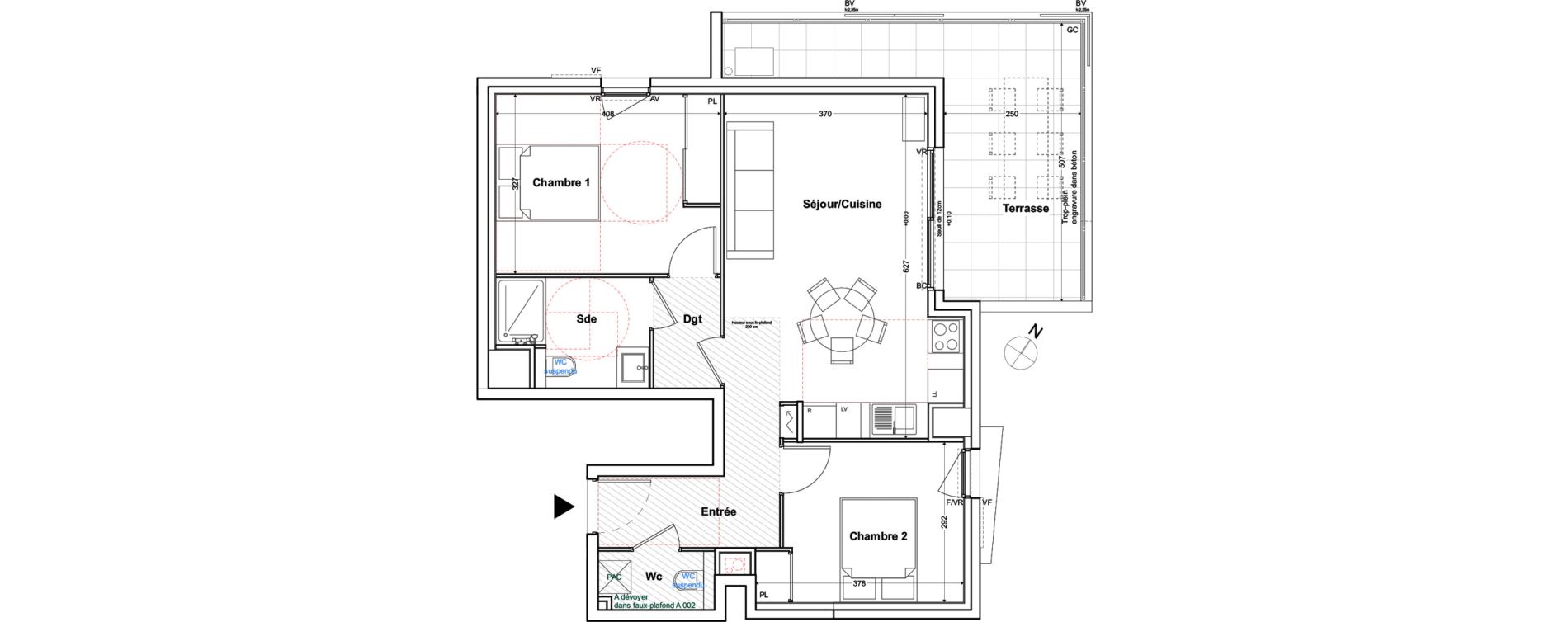 Appartement T3 de 61,82 m2 &agrave; Toulon Cap brun