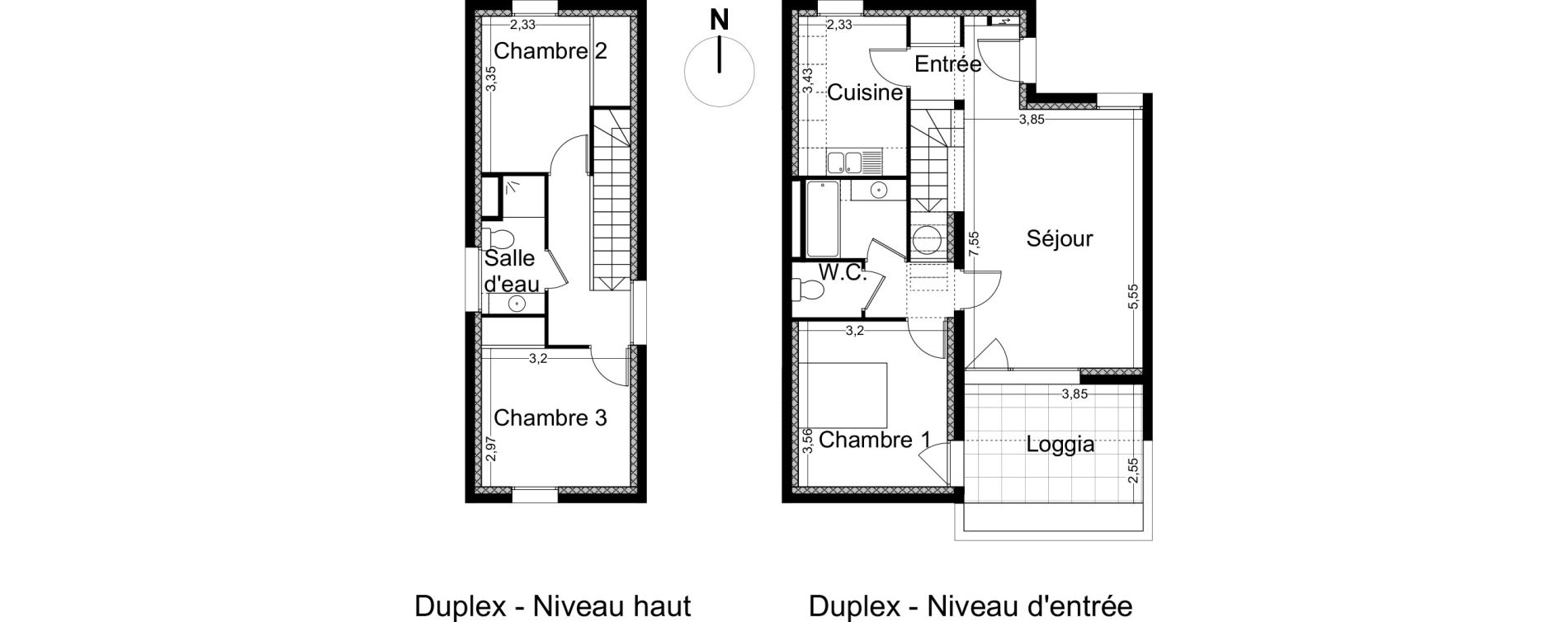 Appartement T4 de 83,50 m2 &agrave; Avignon Zac bel air