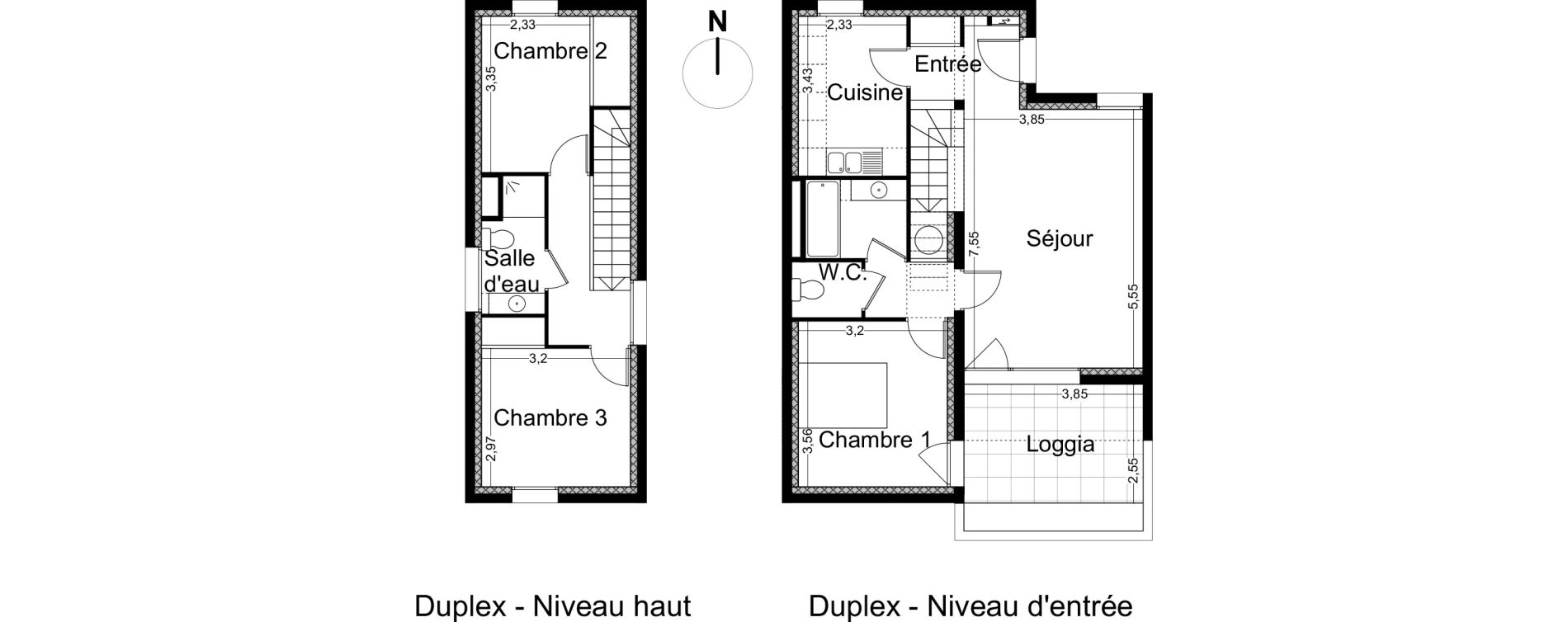 Appartement T4 de 83,50 m2 &agrave; Avignon Zac bel air