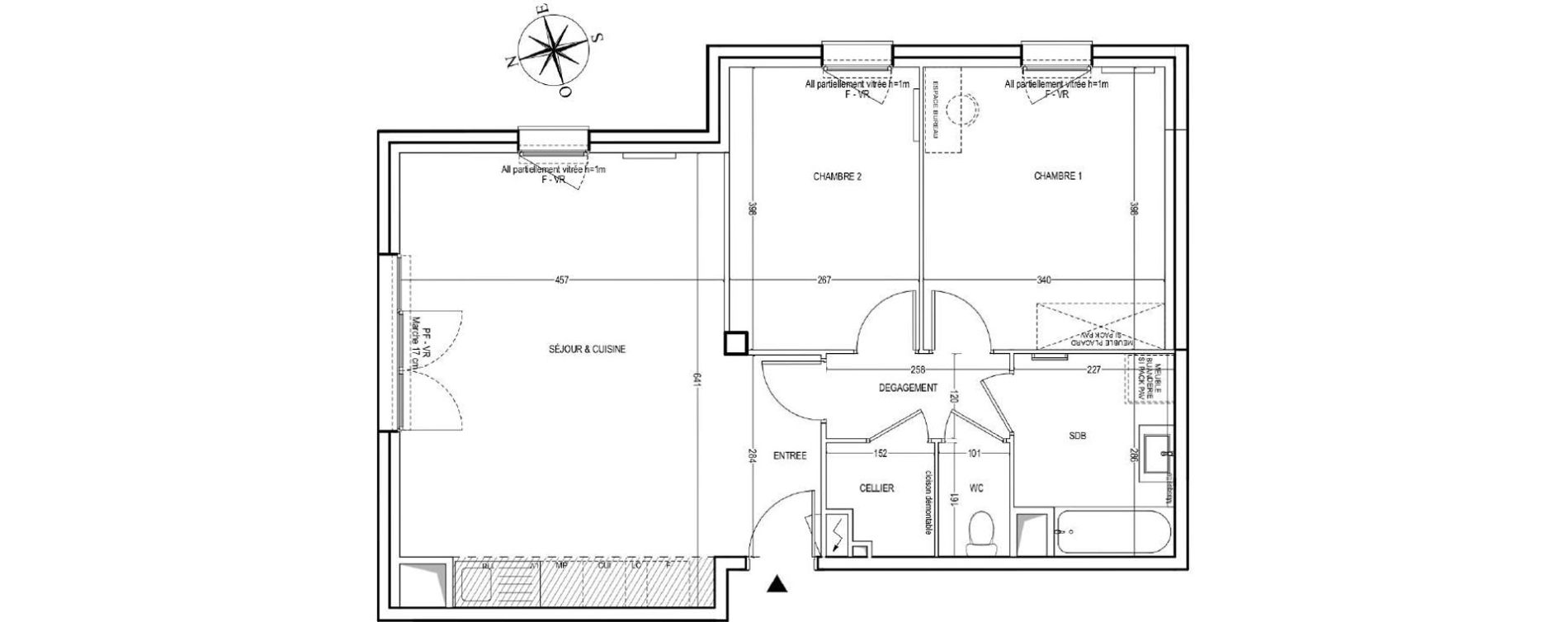 Appartement T3 de 69,52 m2 &agrave; Avignon Saint-jean avignon