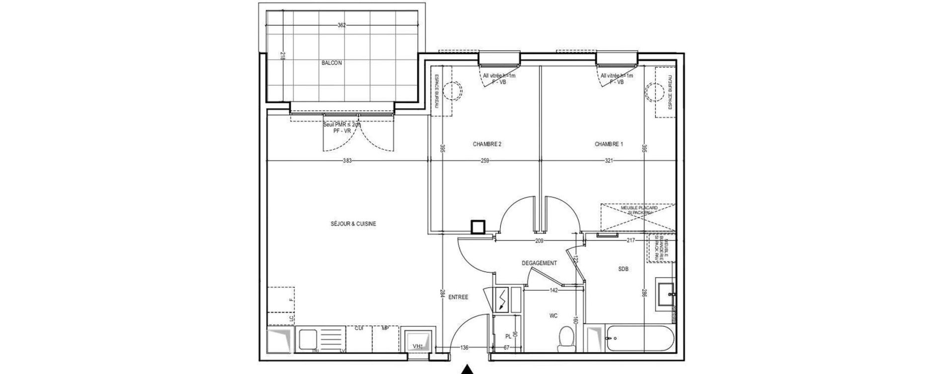 Appartement T3 de 59,31 m2 &agrave; Avignon Saint-jean avignon