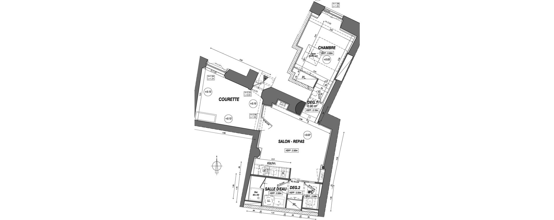 Appartement T2 de 33,99 m2 &agrave; Avignon La balance - palais des papes