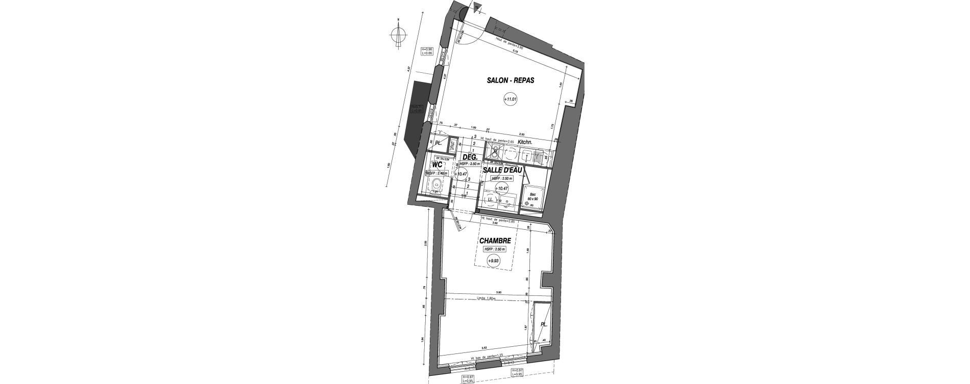 Appartement T2 de 40,01 m2 &agrave; Avignon La balance - palais des papes