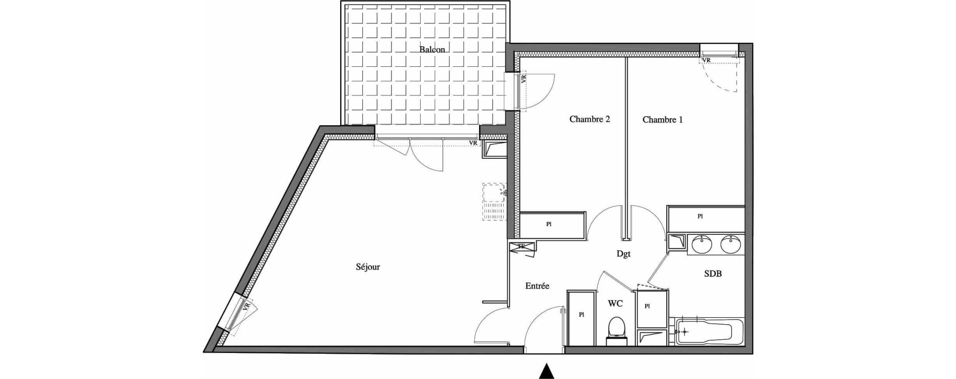 Appartement T3 de 65,35 m2 &agrave; Avignon Montfavet