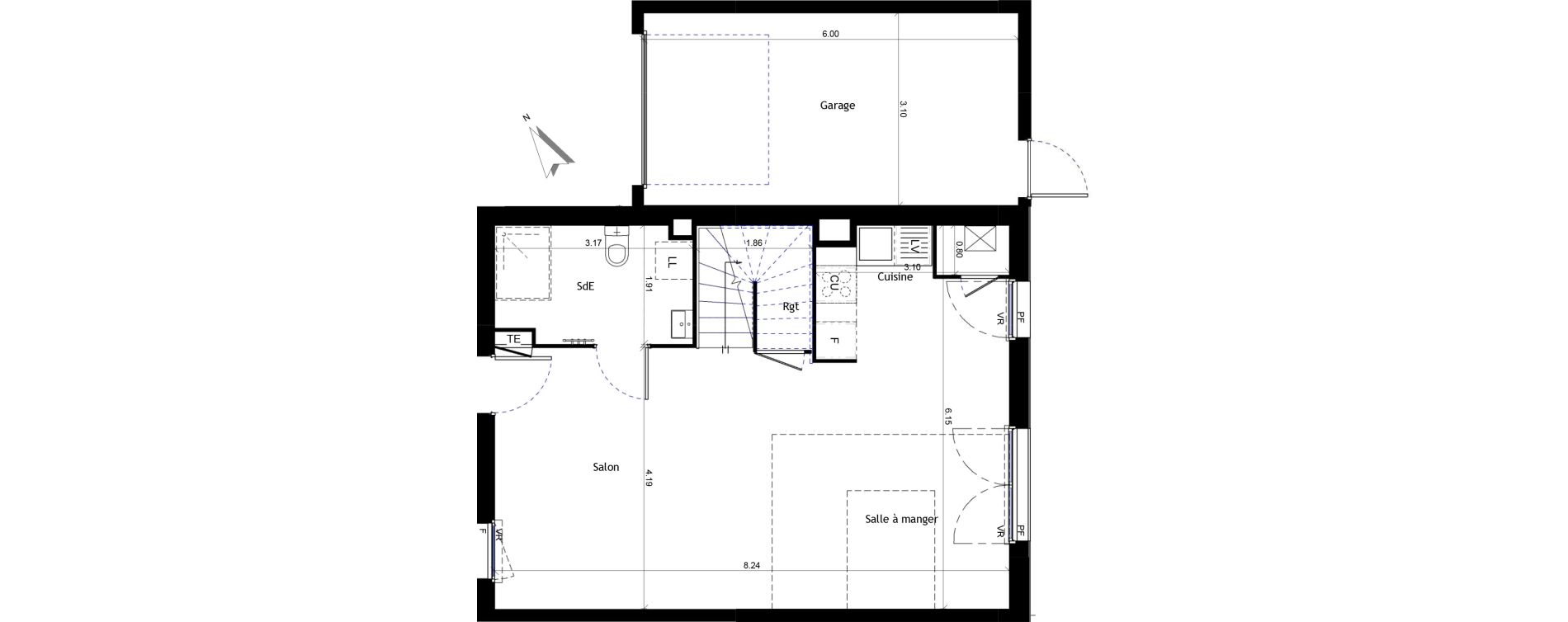 Maison T4 de 92,47 m2 &agrave; Pertuis Centre