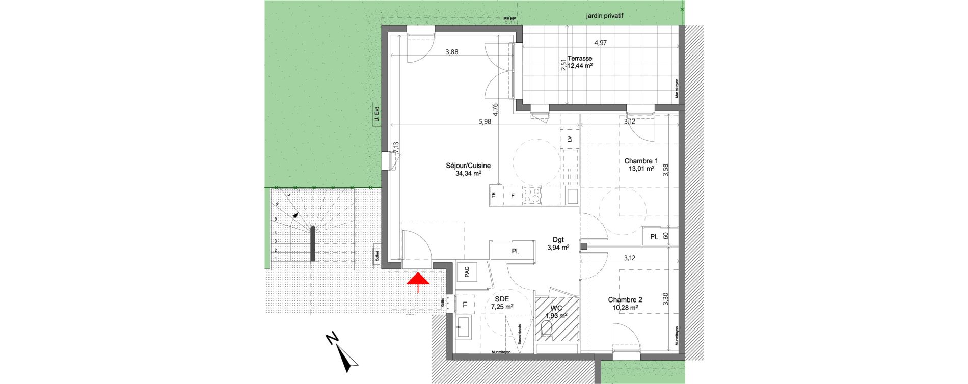 Appartement T3 de 70,75 m2 &agrave; Pertuis Centre